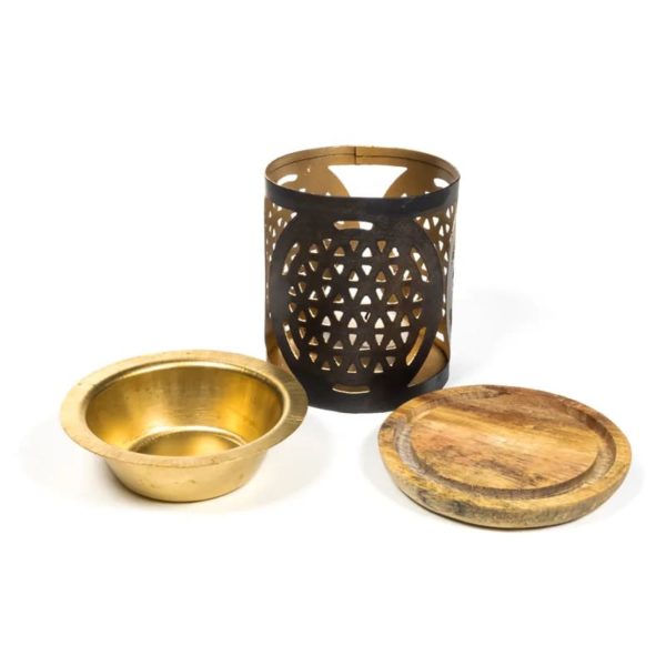 Aromafume Brûleur d'encens Fleur de Vie – Image 4
