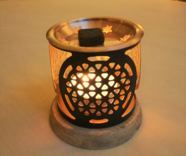 Aromafume Brûleur d'encens Fleur de Vie – Image 2