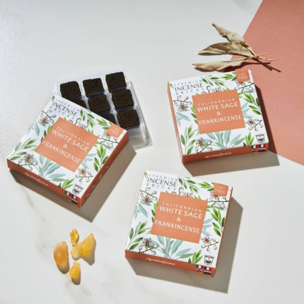 Briques Encens Sauge et Frankincense