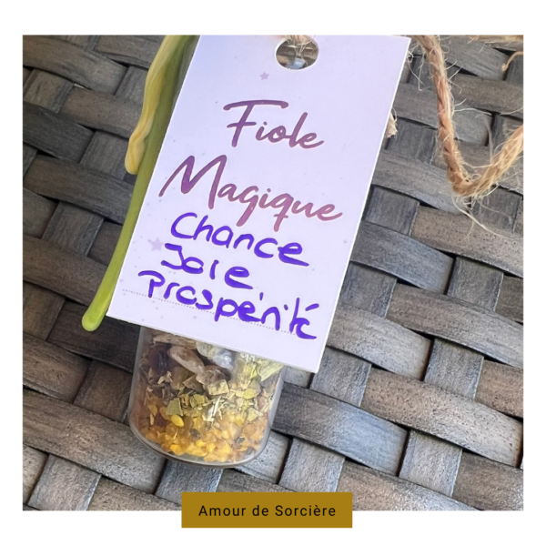 Fiole Magique Chance Joie et Prospérité – Image 3