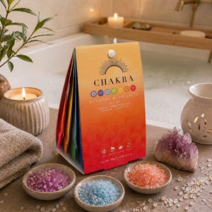 Lot de 4 Sachets de Sels de Bain - Chakra