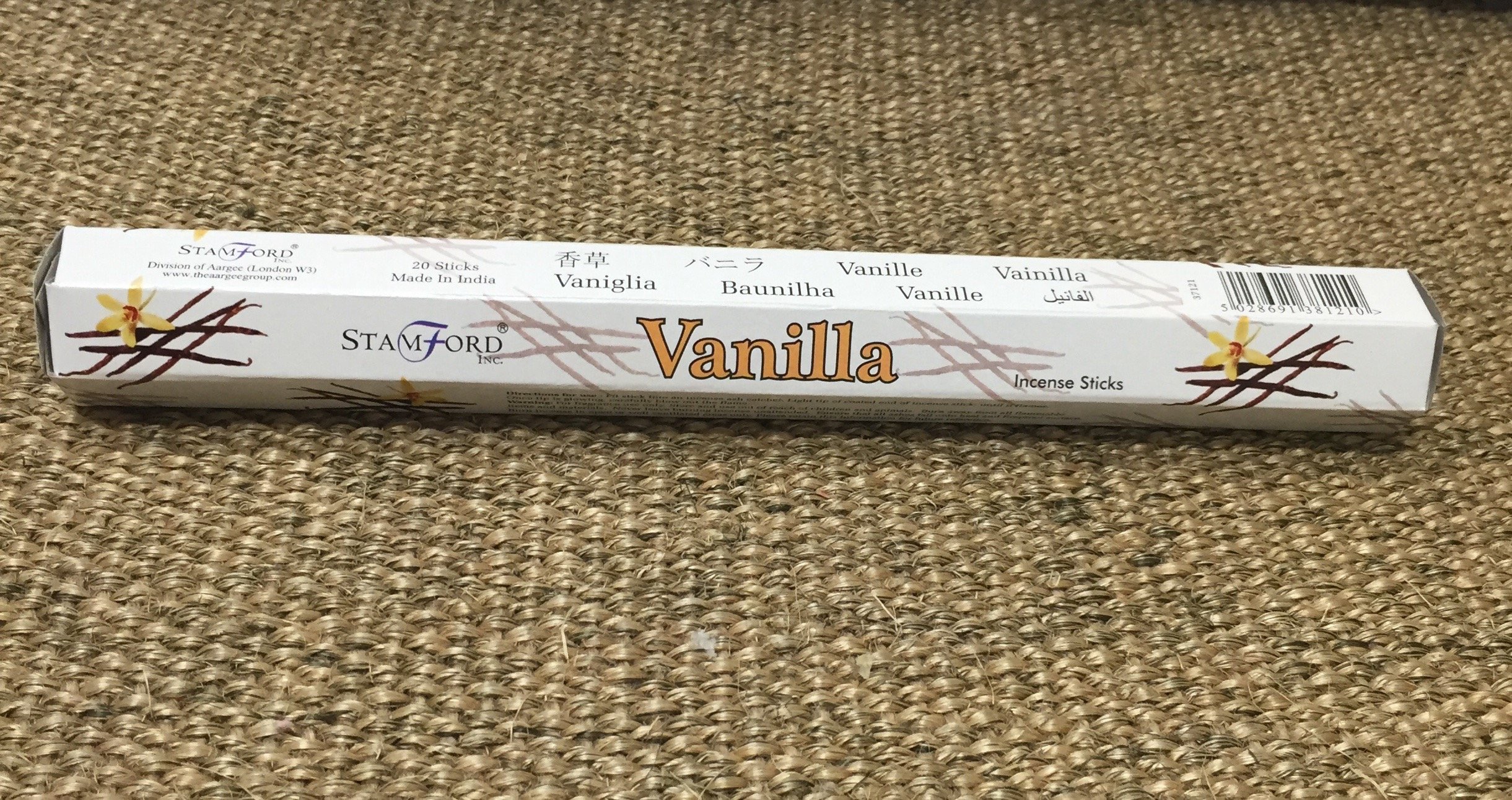 Bâtons d'Encens Vanille Stamford