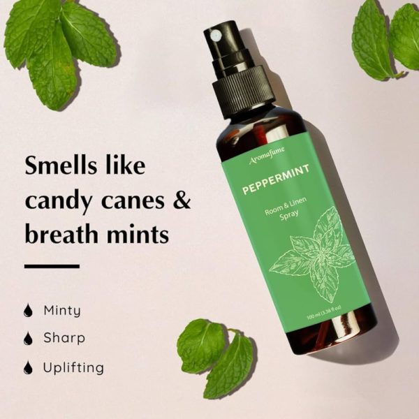 Spray d'ambiance et de blanchisserie menthe poivrée – Image 3
