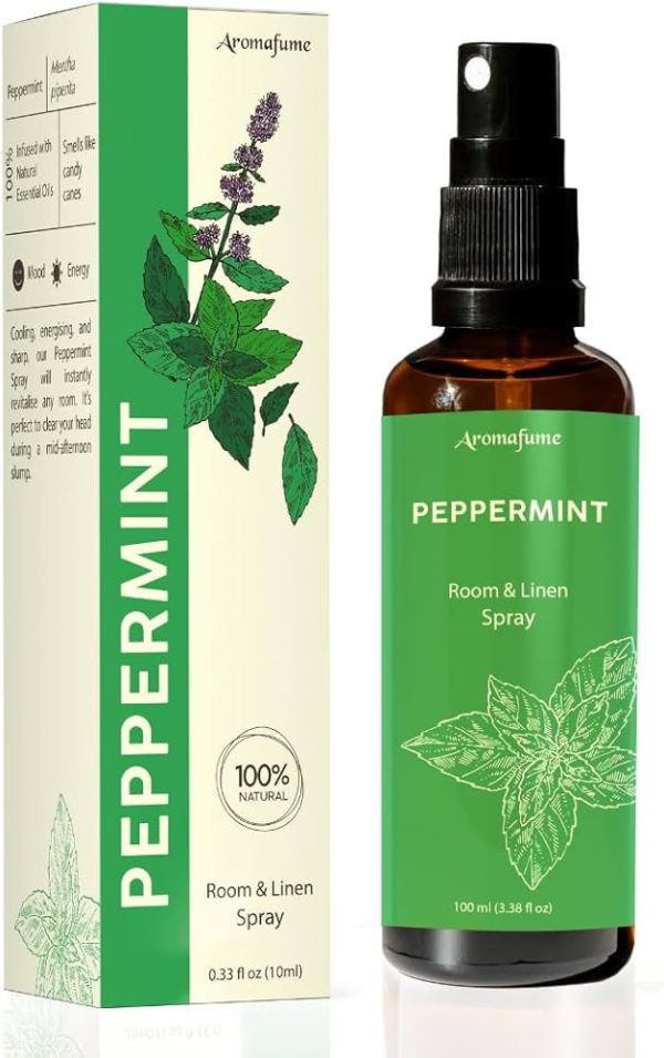 Spray d'ambiance et de blanchisserie menthe poivrée – Image 2