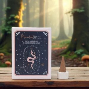 Cônes d’encens – Poussières de lune enchantées – Ambre et Oud