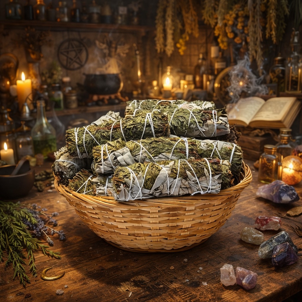 Fagot smudge de Sauge Blanche et de Cèdre – Image 2