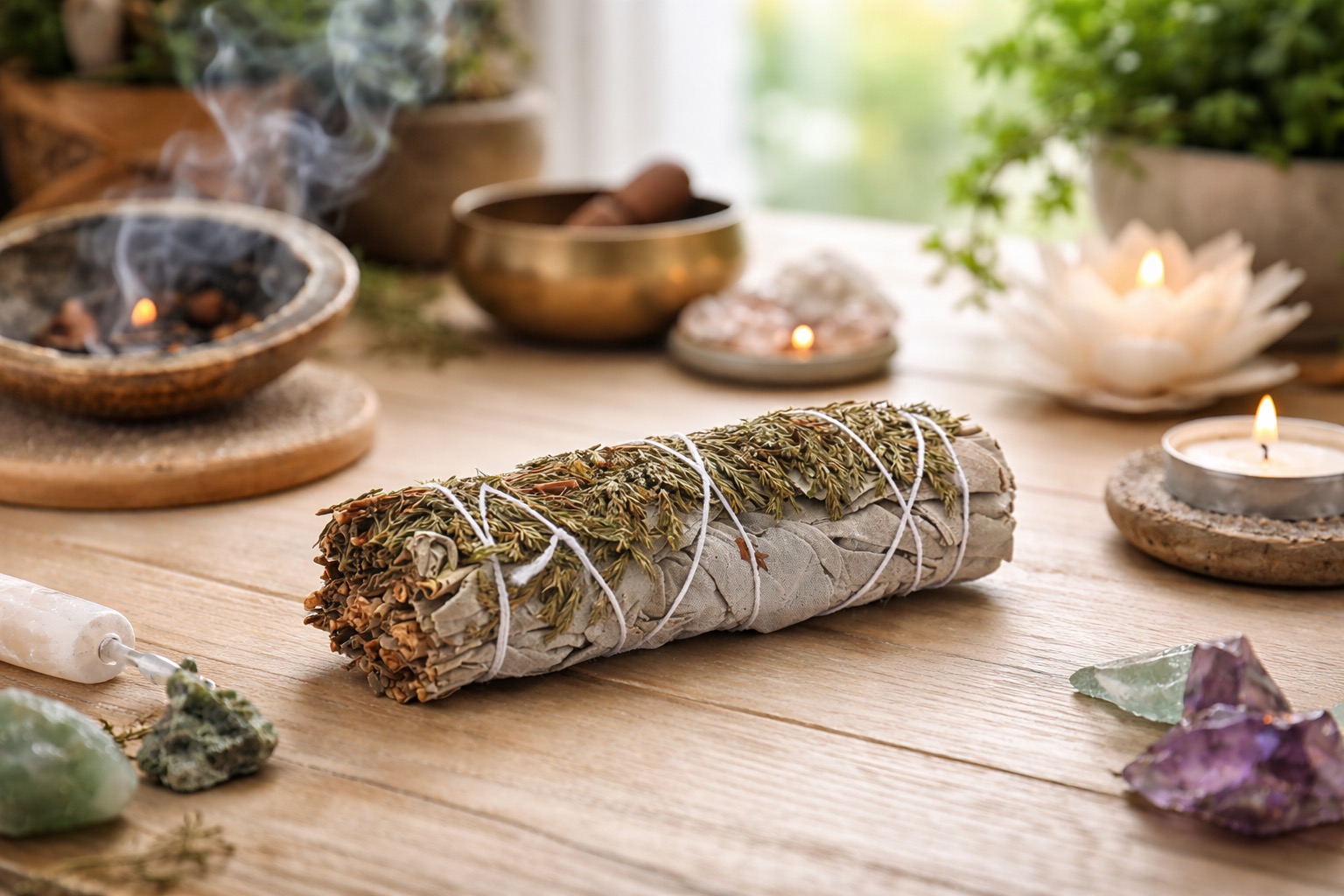 Fagot smudge de Sauge Blanche et de Cèdre